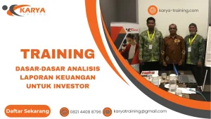 TRAINING DASAR-DASAR ANALISIS LAPORAN KEUANGAN UNTUK INVESTOR