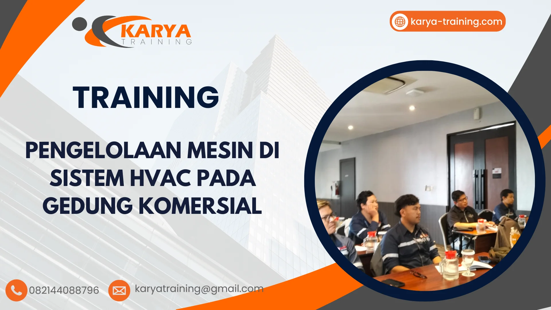 TRAINING PENGELOLAAN MESIN DI SISTEM HVAC PADA GEDUNG KOMERSIAL