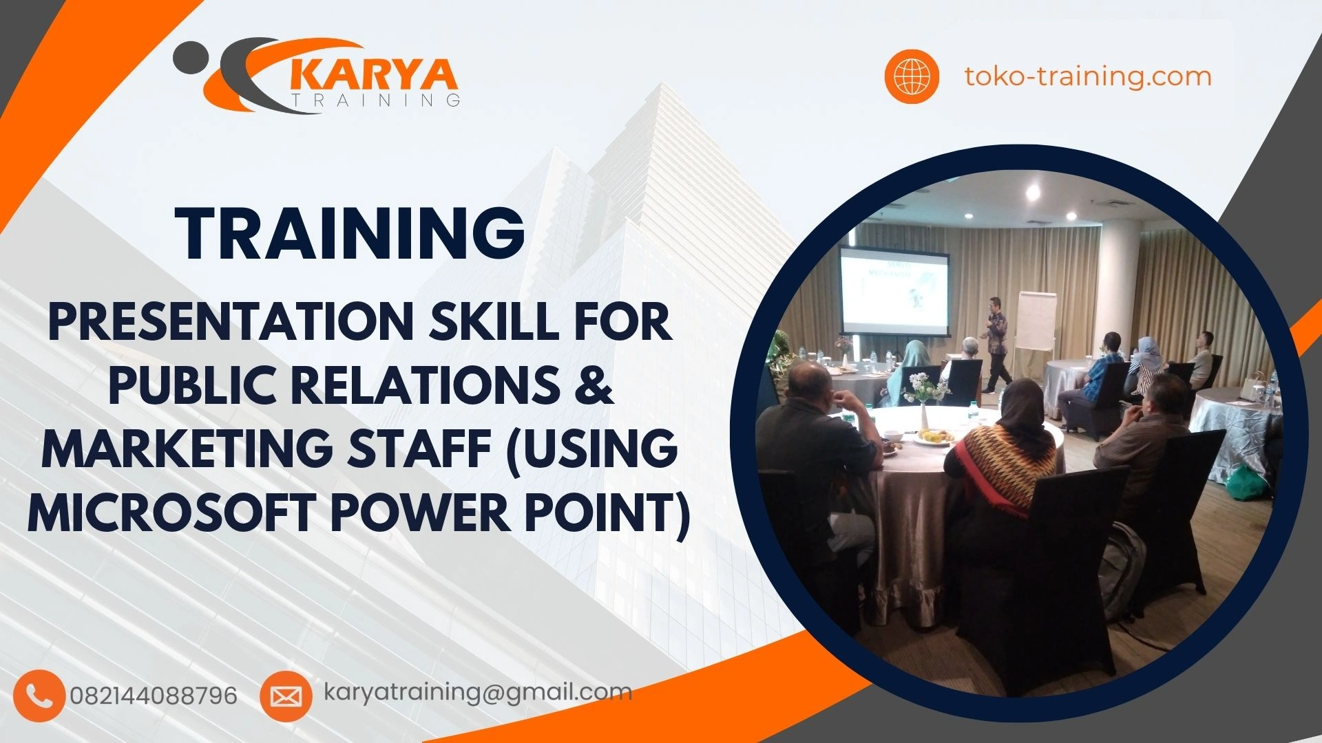TRAINING PENINGKATAN KEPERCAYAAN DIRI SAAT PRESENTASI