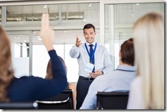 Business coaching and training concept