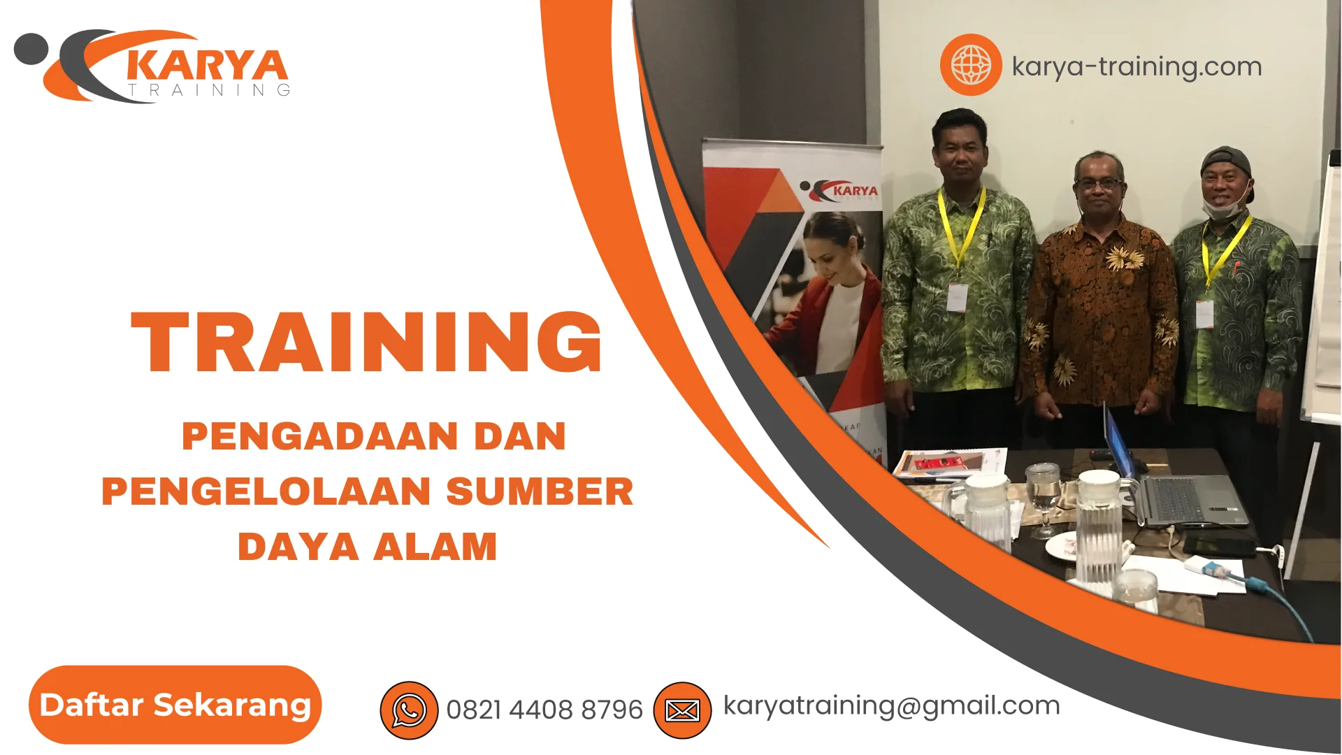 TRAINING PENGADAAN DAN PENGELOLAAN SUMBER DAYA ALAM