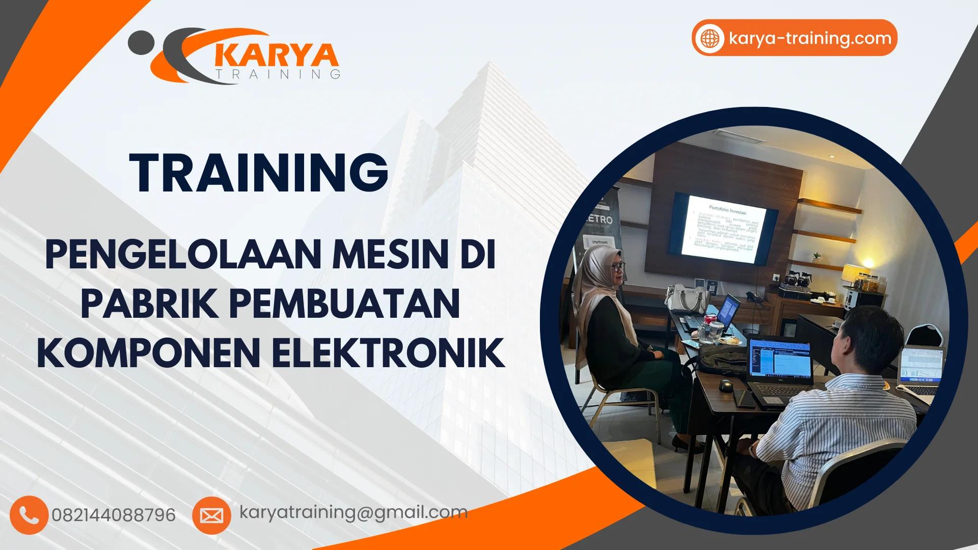 TRAINING PENGELOLAAN MESIN DI PABRIK PEMBUATAN KOMPONEN ELEKTRONIK