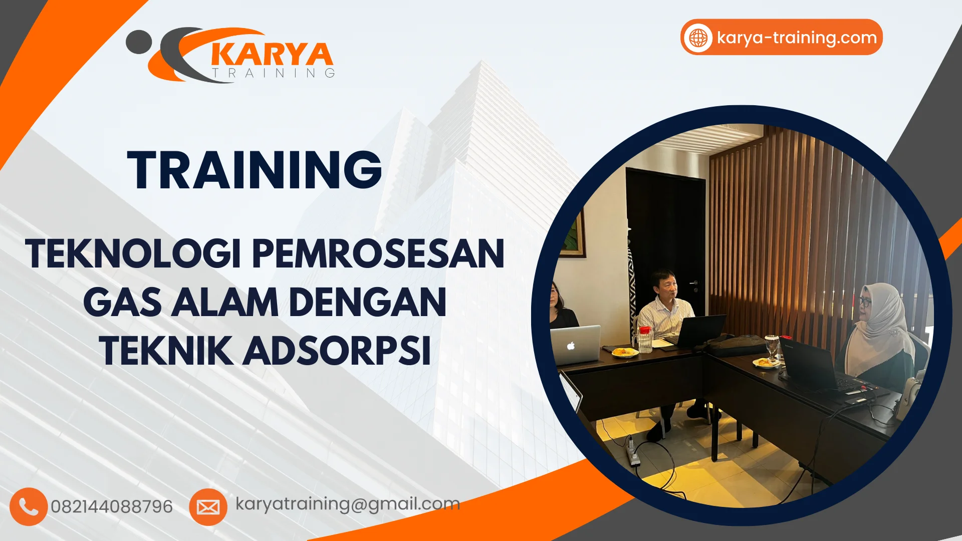 TRAINING TEKNOLOGI PEMROSESAN GAS ALAM DENGAN TEKNIK ADSORPSI
