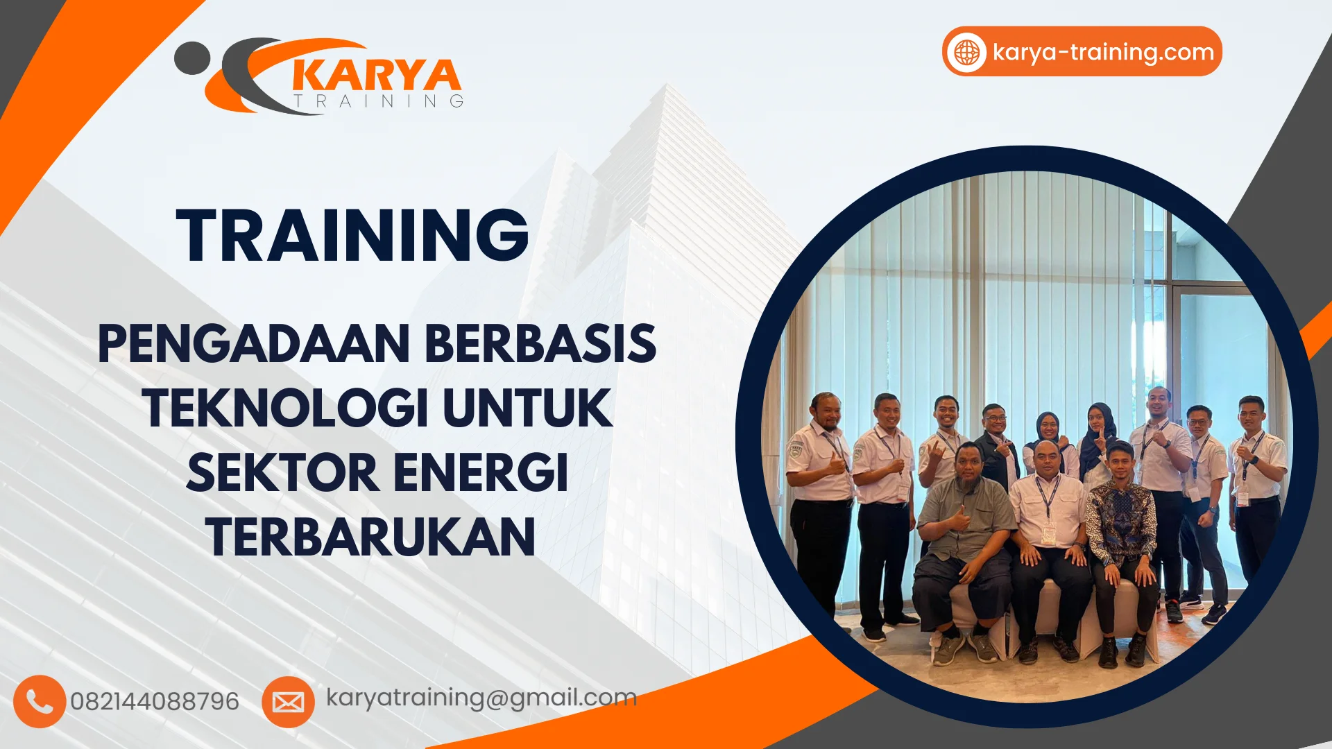 TRAINING PENGADAAN BERBASIS TEKNOLOGI UNTUK SEKTOR ENERGI TERBARUKAN